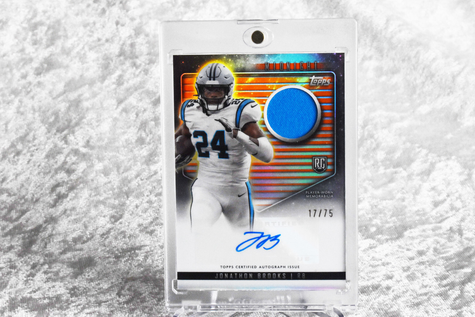 Jonathon Brooks Topps Midnight Rookie Jersey Autographs #RJAJBR Dusk