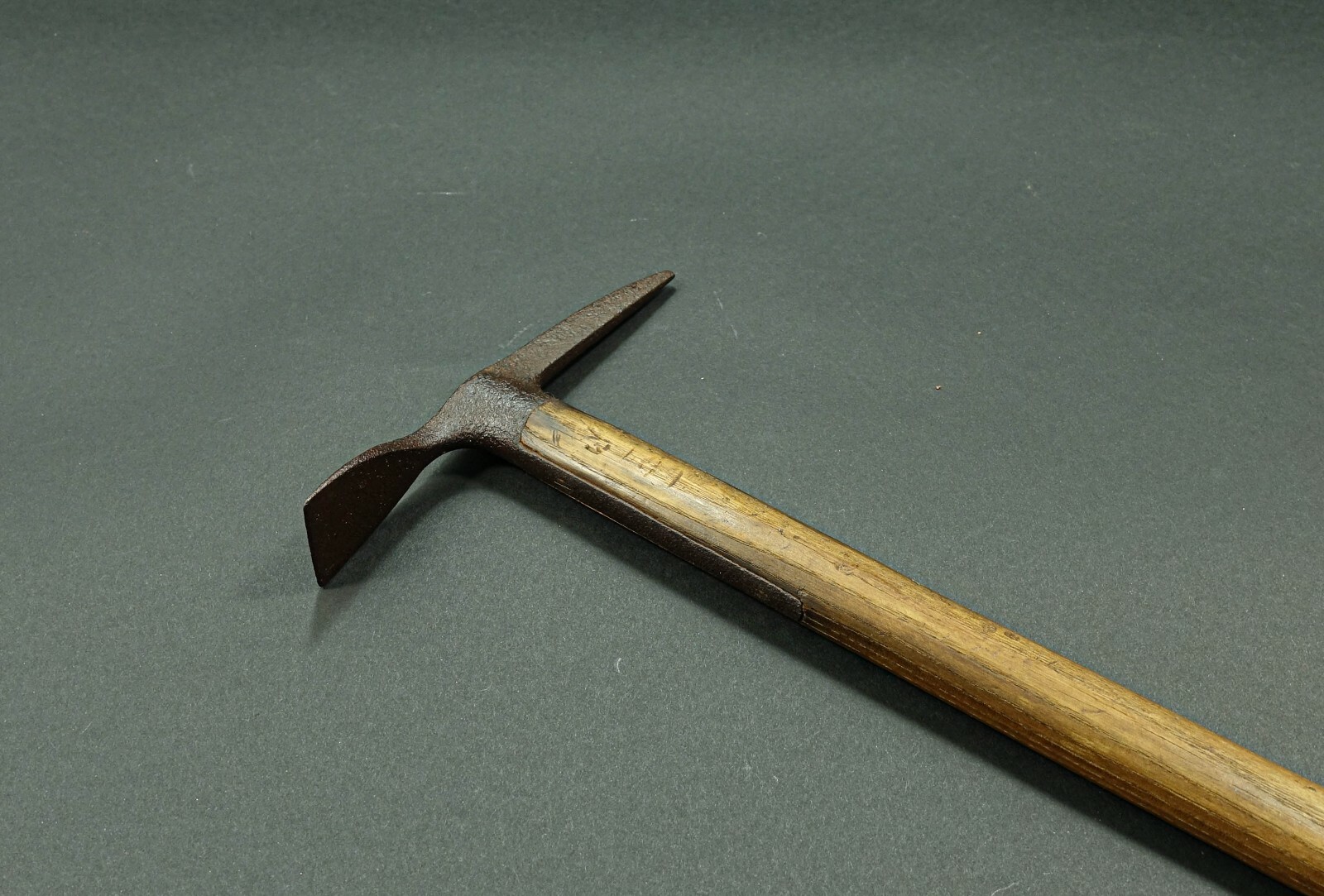 WW2 Rare Unusual Walking Stick Pickle Axe Ice Axe Eispickel image 5