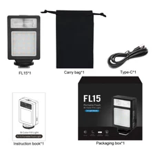 FL15 Flash Light SpeedLite LED Video Fill Light for Canon Sony Nikon Fuji Camera