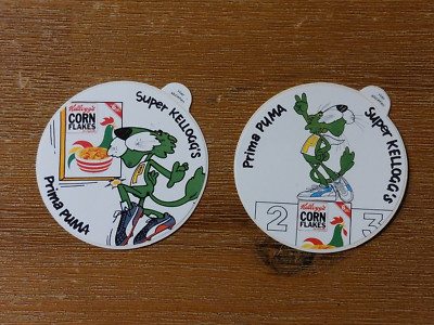Kellogg's Cornflakes Prima Puma 2 Nostalgie Aufkleber 80er Jahre Sticker Retro