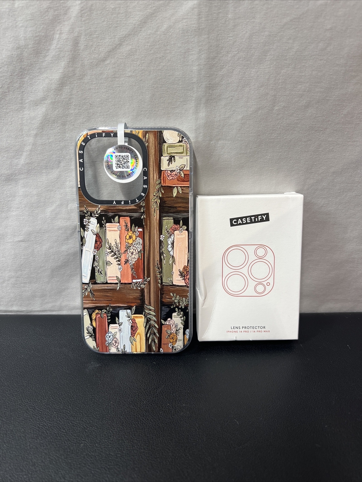 Casetify Bookshelf Garden iPhone 14 Pro Clear MagSafe Case with Accessories  