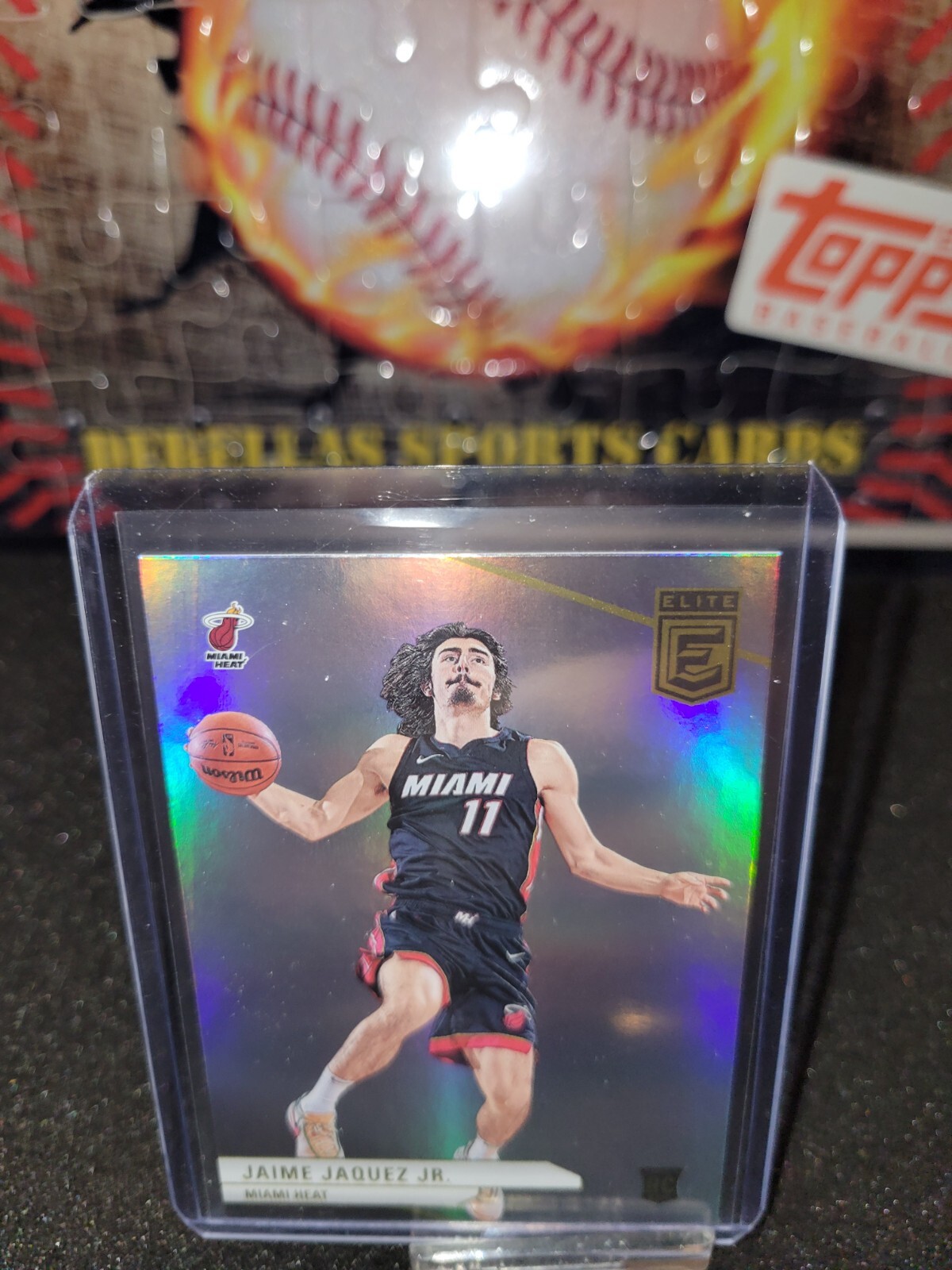 JAIME JAQUEZ JR - 2023-24 Panini Donruss Elite #237 ROOKIE Heat