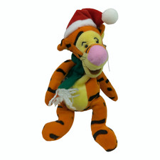 Disney Tigger Christmas Beanie Bean Bag Plush Retired all Tags Near Mint Collect