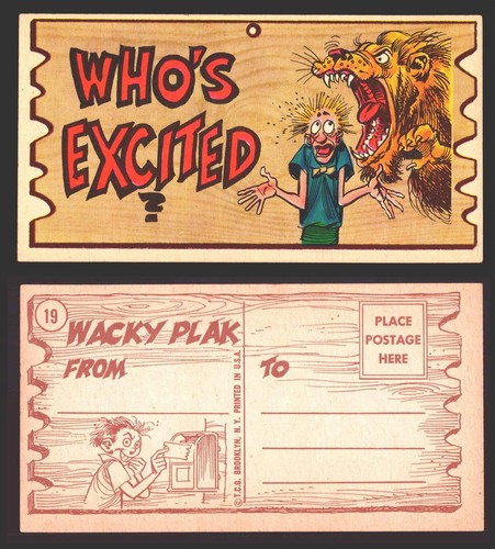 Wacky Plaks 1959 Topps Vintage Trading Cards You Pick Singles #1-88 - Picture 41 of 104