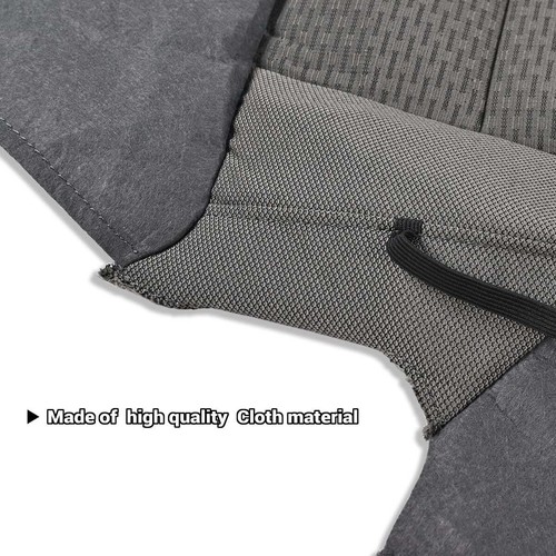 Fits For Ford F-150 F150 XLT 2015-2020 Front Driver Bottom Cloth Seat Cover Gray - 第 12/13 張圖片