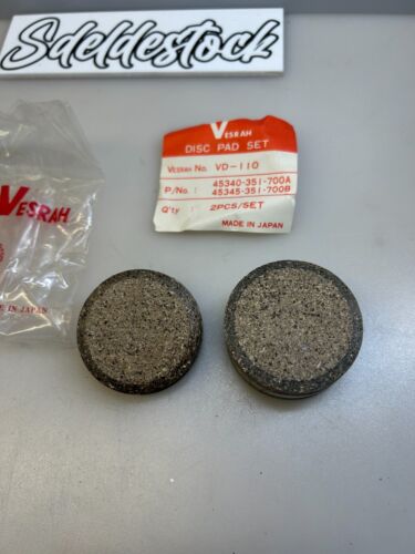PLAQUETTES FREIN vesrah vd-110 cb 125 b 200 b t 45340-351-700 45345-351-700 - Picture 6 of 8