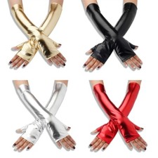 Metallic Gloves Party Supply for Stage Shows Nightclub Christmas