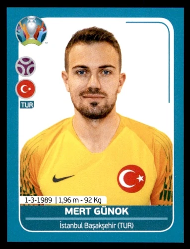 Panini UEFA Euro 2020 Preview - Mert Gunok Turkey No. TUR7