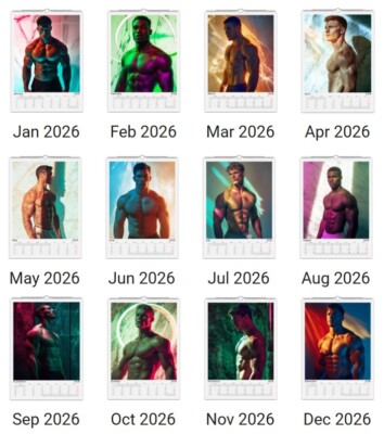 Rare Find - Dieux Du Stade Wall Calendar 2026 | Size A3, Ledger | eBay