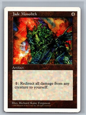 Magic The Gathering 5th Edition Jade Monolith MTG TCG CCG Fifth