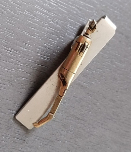 Unique Vintage Vacuum Sweeper Tie Clip novelty HTF - Picture 1 of 11