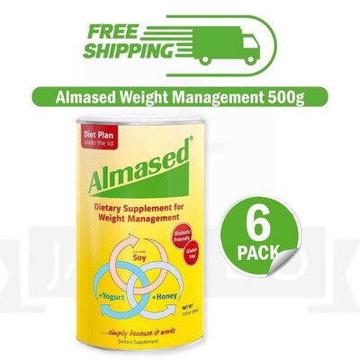 Almased Weight loss & Metabolic Health Supplement Original 17.6 oz, PACK 6