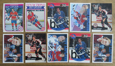 Lot of 10, Guy Lafleur hockey cards, 2x 1982-83 OPC etc.  Canadiens, Nordiques