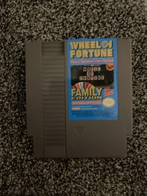 Wheel of Fortune Family Edition - Nintendo (NES) - Game and Box - USED