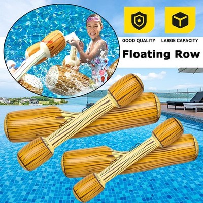 Aufblasbare Pool Float 4x Kanu Wasserspielzeug Schwimm Spielzeug Poolspielzeuge