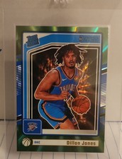 2024-25 Panini Donruss - Rated Rookie Dillon Jones #250 Holo Green Laser (RC)