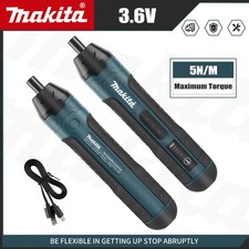 Makita 3.6V Cordless Electric Screwdriver | Fast-Charging | 1300mah Power Tool