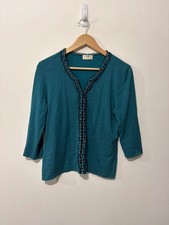 Women’s Kaliko Turquoise & Teal Cardigan - Size 14