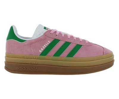 Adidas Gazelle Bold Womens Shoes Size 9.5, Color: True Pink/Green/White