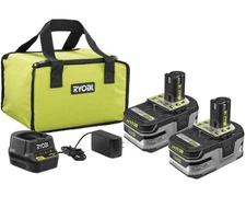 Ryobi P166 ONE+ 18v Starter Kit w/ (2) 3Ah Batteries and Charger