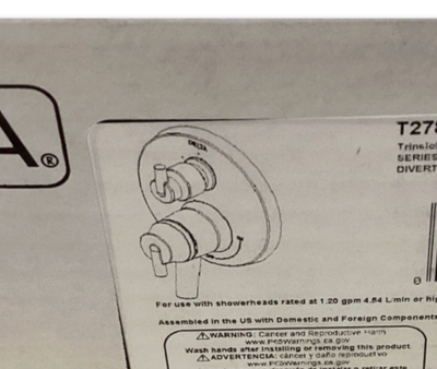 #ad Delta Trinsic T27959 SS 6 function Diverter Valve Trim Shower Stainless Steel $298.00