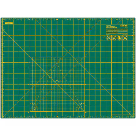 Olfa Rm-Sg-01 Cutting Mat, Green, L.N. 24'', W.N. 18''
