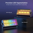 UKING 180W RGB COB Wall Wash Light Strobe DMX Stage Beam Lighting Party Light DJ