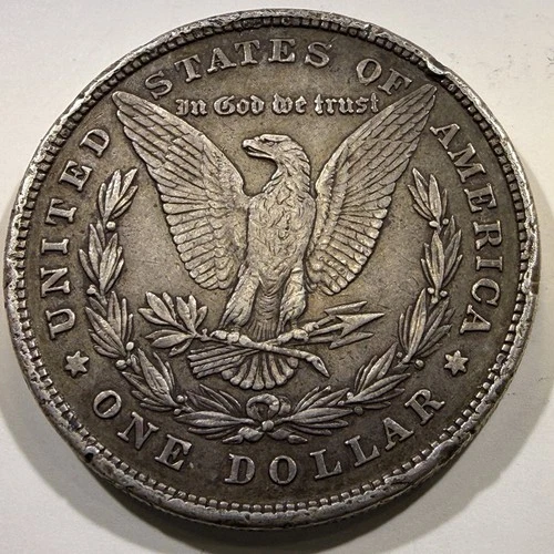 1878 8 Tail Feather Variety, Morgan Silver Dollar Ch XF AU