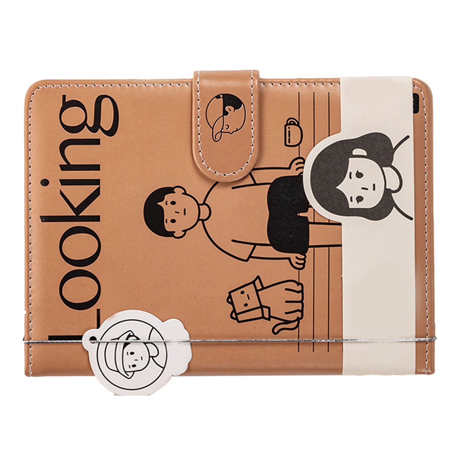 ‧Magnetic Buckle Notebook Cartoon Scrapbook Diary With PU Leather Cover For