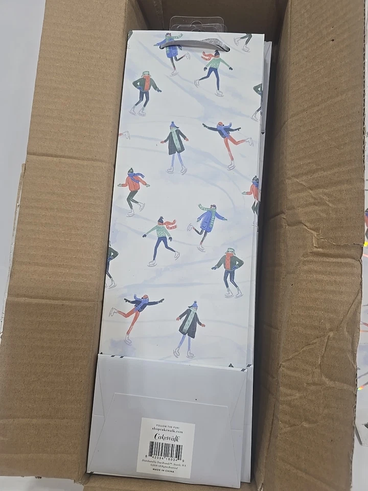 Cakewalk вино одна бутылка вина подарок сумка льда катание 2 коробки = 40 подарочных пакетов  - Изображение 2 из 3