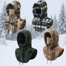 Winter Warm Fleece Balaclava Thermal Hat Full Face Neck Mask Cap for Men Women