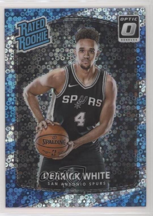 2017 Panini Donruss Optic Rated Rookie Fast Break Holo Prizm Derrick White 0c2