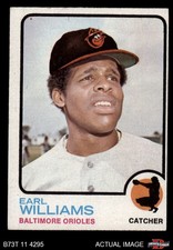 1973 Topps #504 Earl Williams No Gap in Border Orioles COMMON VARIATION 3 - VG