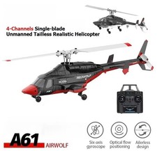 Elicottero A61 RC 2.4G 6-Axis Giroscopio 4CH Flusso ottico Brushless
