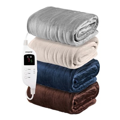Imperial Heizdecke Heizdecke weiches Fleece 9 Std Timer maschinenwaschbar