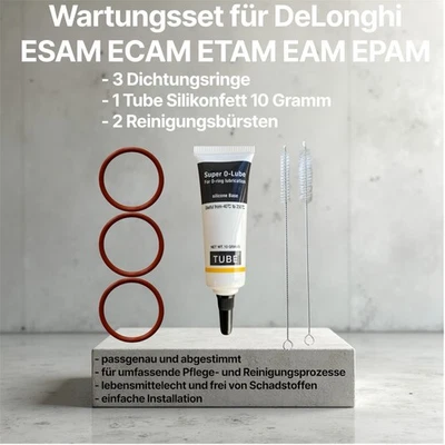 MARKENLOS Pflegeset Wartungsset für DeLonghi Magnifica PrimaDonna Rivelia Eletta Perfecta