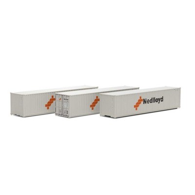 Athearn HO 40' Corrugated Low Container Nedlloyd # 2 3 ATH27056 HO Vehicles