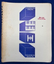 Original Hammond Organ Service Manual / F1000 F2000 -- CS2