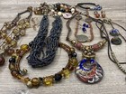 Boho Costume Jewelry Lot w. Multicolor Necklaces Bracelets Earrings — photo 6