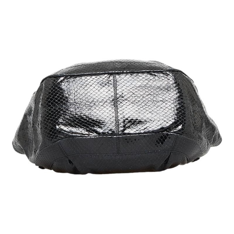 Celine Python Carriage Charm Handbag Shoulder Bag… - image 4