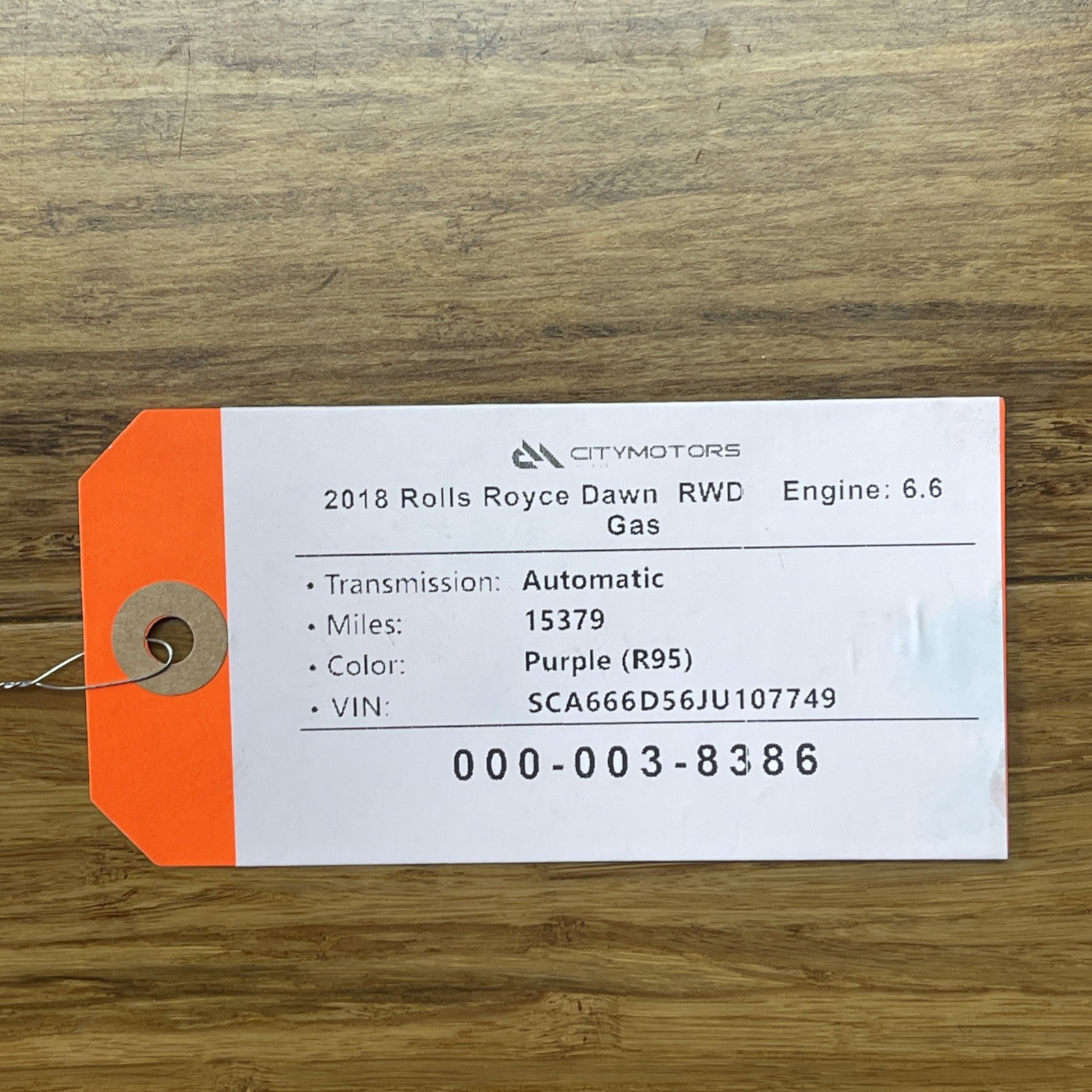 Rolls-Royce Dawn 2017-2023 Evap canister Charcoal