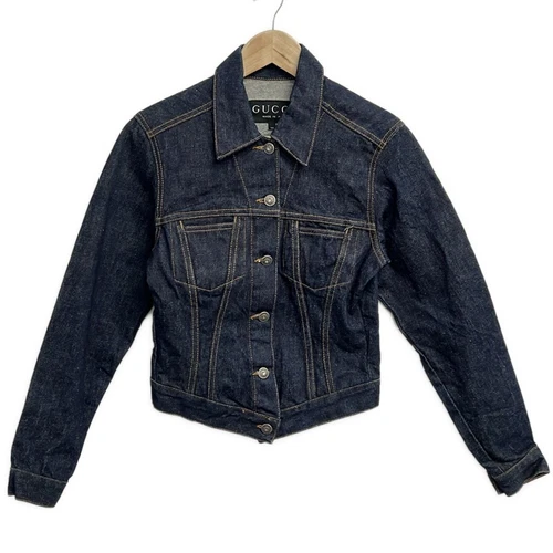 Giacca leggera donna blu scuro originale GUCCI 0551 TG404