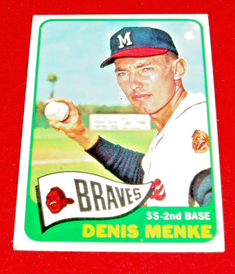 1965 Topps Baseball - VINTAGE- Denis Menke CARD #327
