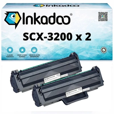 Compatible cartouche toner pour Samsung SCX-3200 Séries Contient 2x de - Photo 1/4