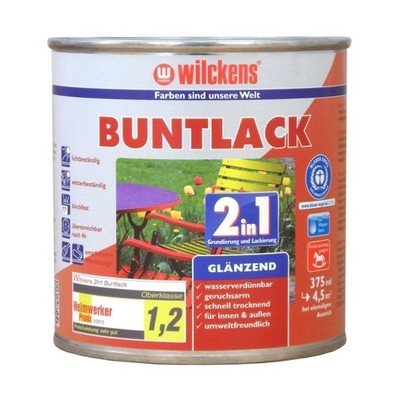 Wilckens Buntlack 2in1 Universal Grundierung und Lackierung Holz Metall Schutz