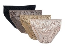Vanity Fair Second Skin Panties 48301 Liquid Smooth Satin Hi-Cut Women s 12/5XL