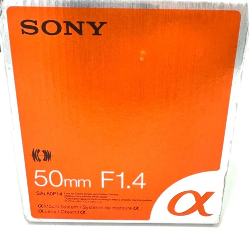 Sony 50mm f/1.4 a mount SAL50F14 New Sealed in Box