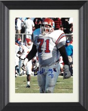 Willie Roaf signed Louisiana Tech Bulldogs 8x10 Photo #71 Framed- AWM Holo (HOF)