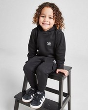 Adidas originals essentials trefoil overhead tracksuit 2-3years
