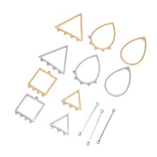 20PCS Stainless Steel Teardrop Connectors Dangle Components Earring Findings